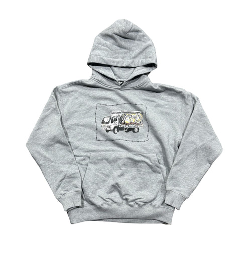 Grey Marle Truck Hoodie