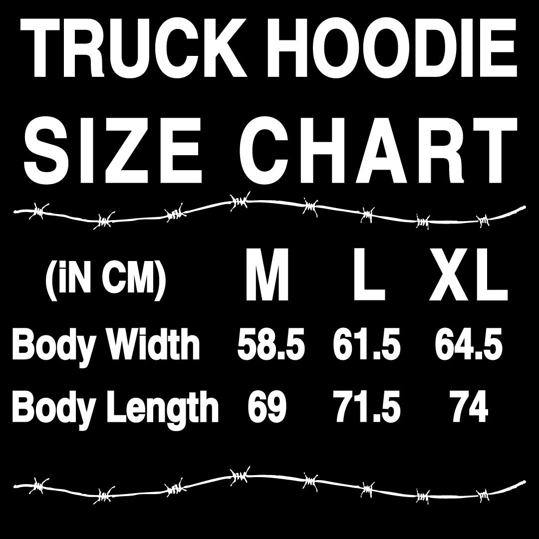 Grey Marle Truck Hoodie